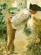 Carl Larsson tradgardsmastaren oil painting